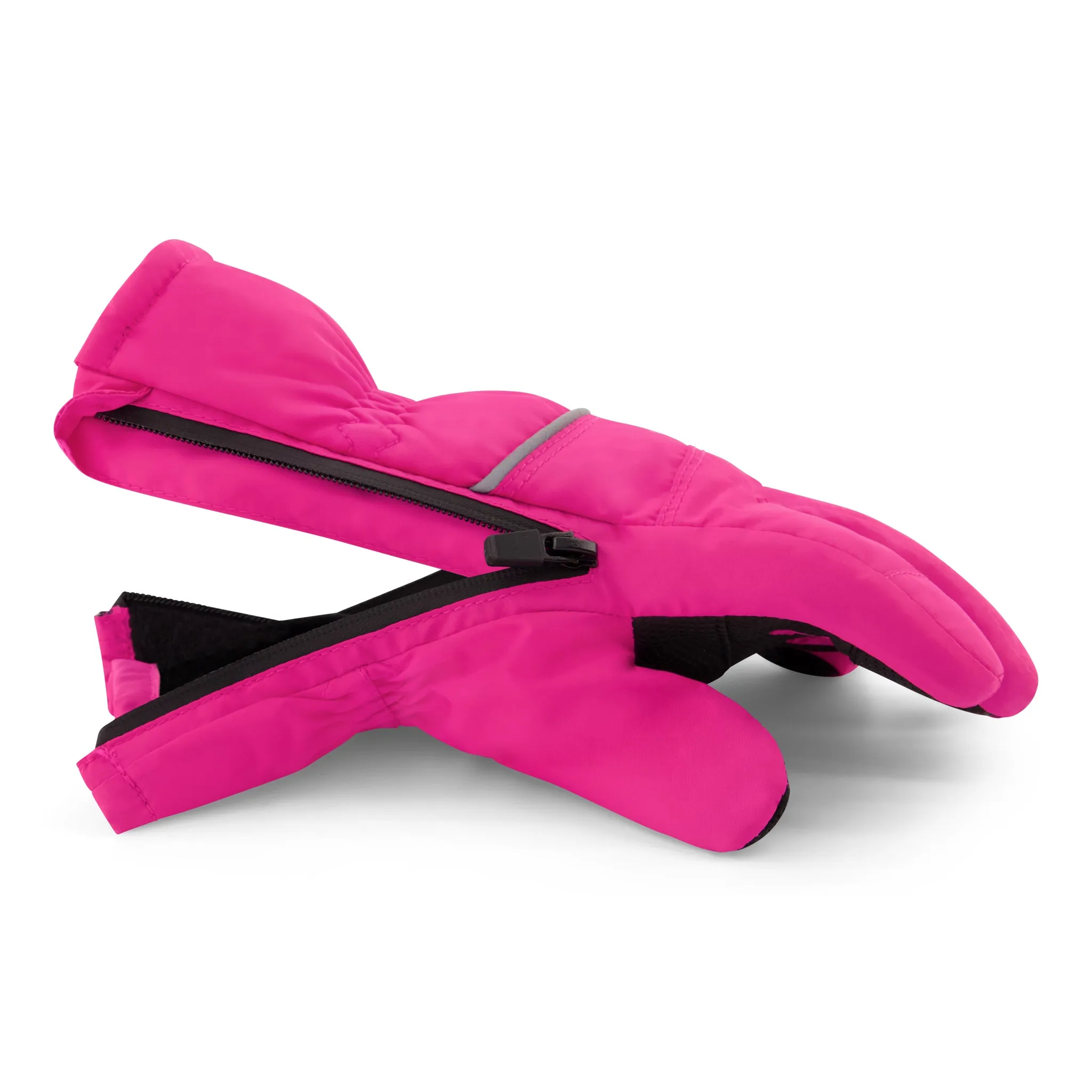 Winter & Ski Glove powered by ZIPGLOVE™ TECHNOLOGY | Hot Pink