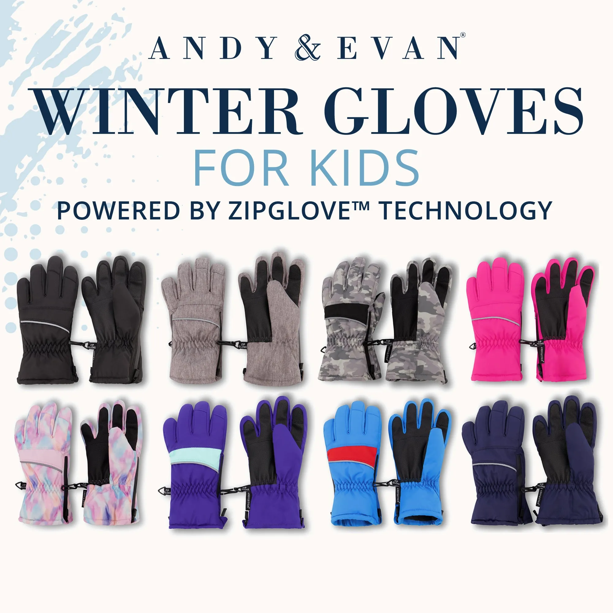 Winter & Ski Glove powered by ZIPGLOVE™ TECHNOLOGY | Navy