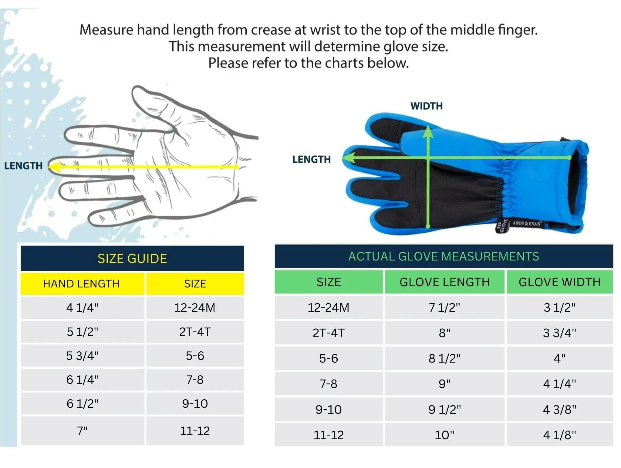 Winter & Ski Glove powered by ZIPGLOVE™ TECHNOLOGY | Navy