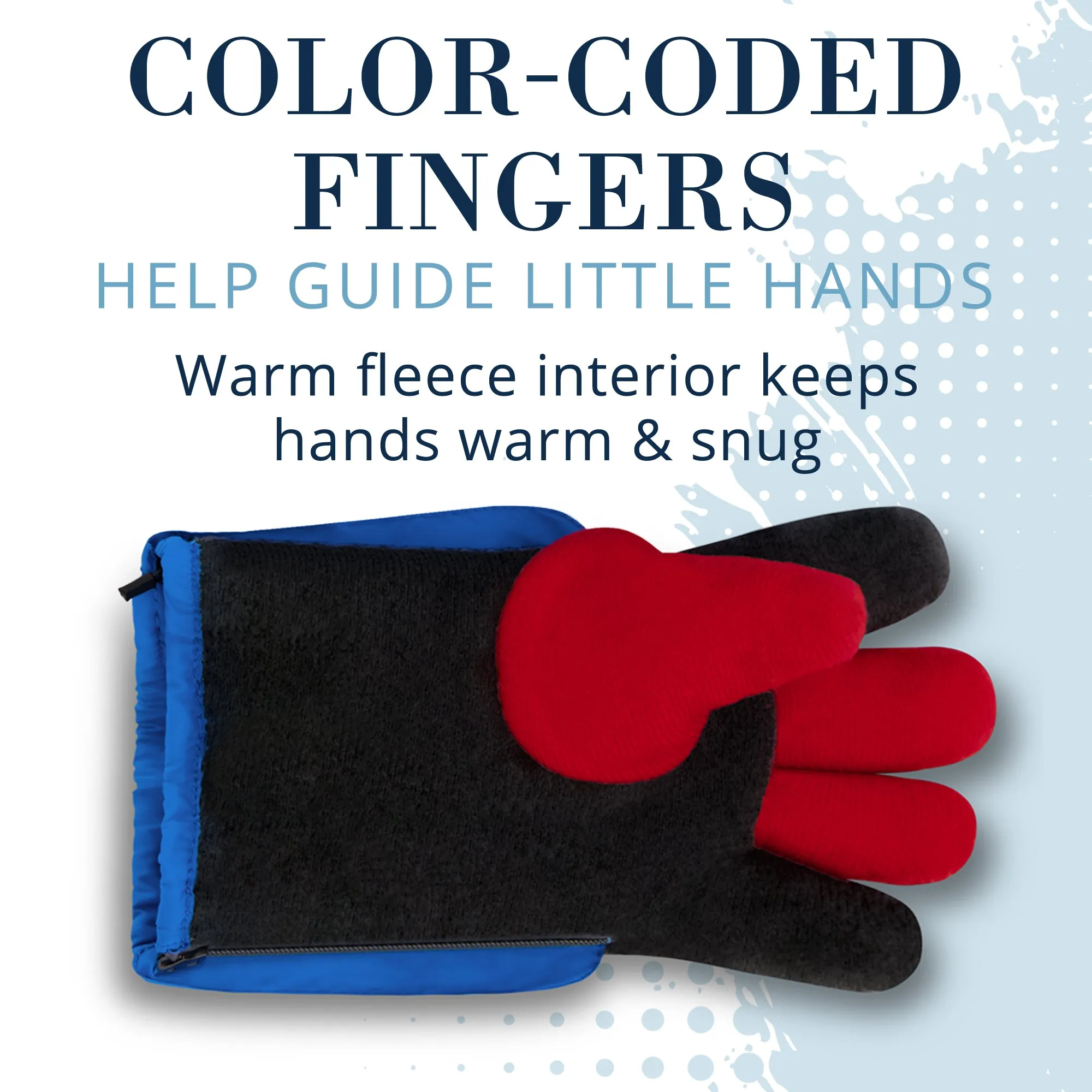 Winter & Ski Glove powered by ZIPGLOVE™ TECHNOLOGY | Navy