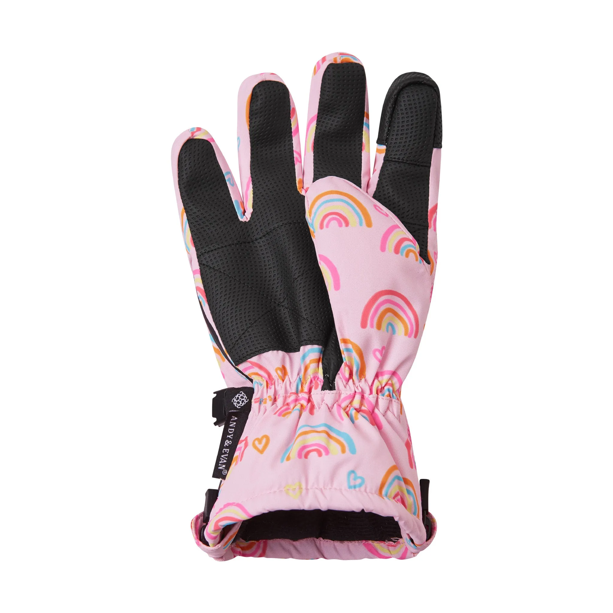 Winter & Ski Glove powered by ZIPGLOVE™ TECHNOLOGY | Pink Rainbows