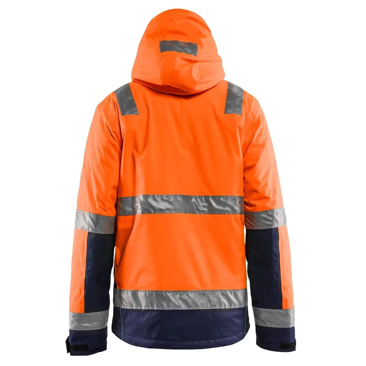 Winter&#x20;Jacket&#x20;High&#x20;Vis&#x20;4870&#x20;High&#x20;Vis&#x20;Oranje&#x2F;Marineblauw&#x20;-&#x20;Bl&#xE5;kl&#xE4;der