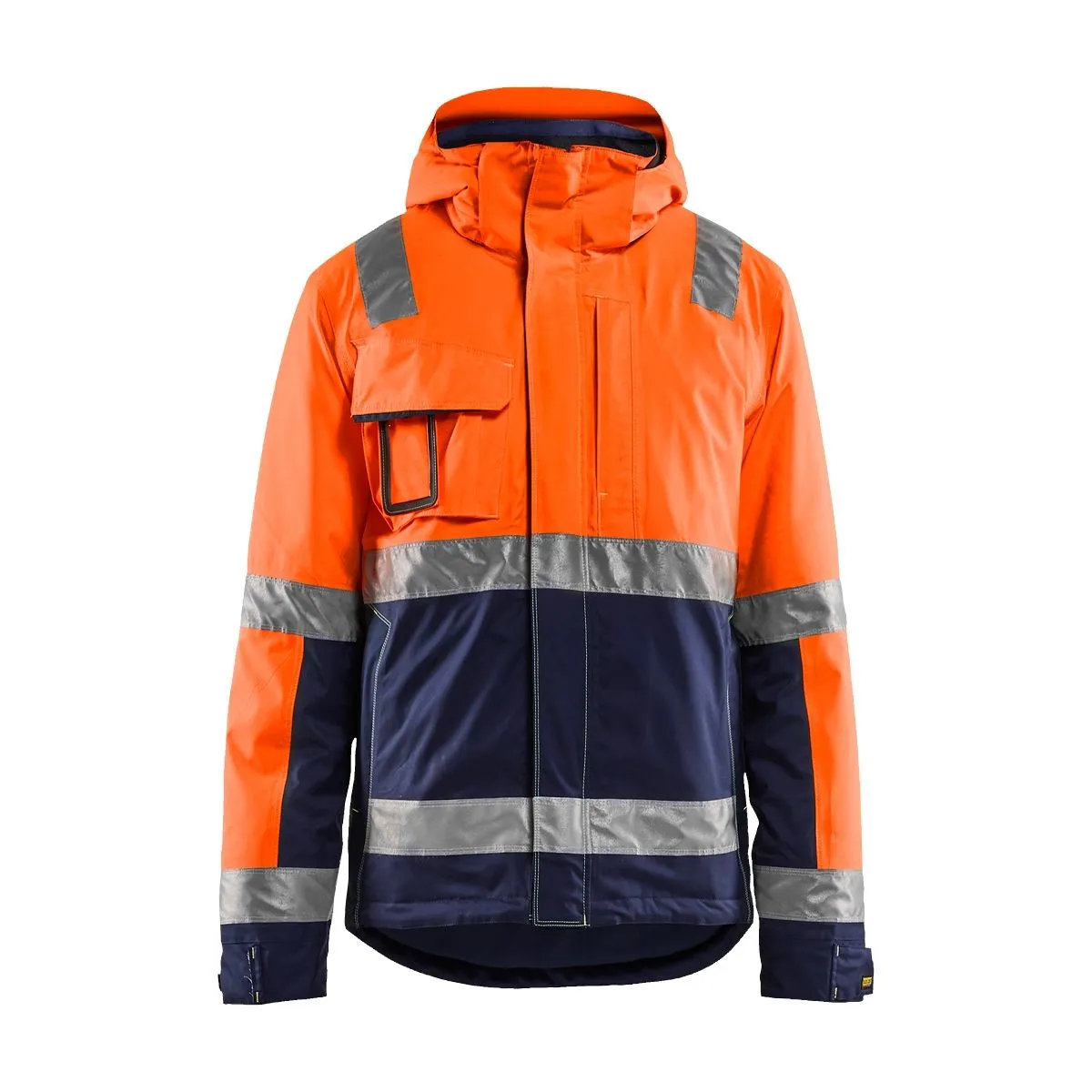 Winter&#x20;Jacket&#x20;High&#x20;Vis&#x20;4870&#x20;High&#x20;Vis&#x20;Oranje&#x2F;Marineblauw&#x20;-&#x20;Bl&#xE5;kl&#xE4;der