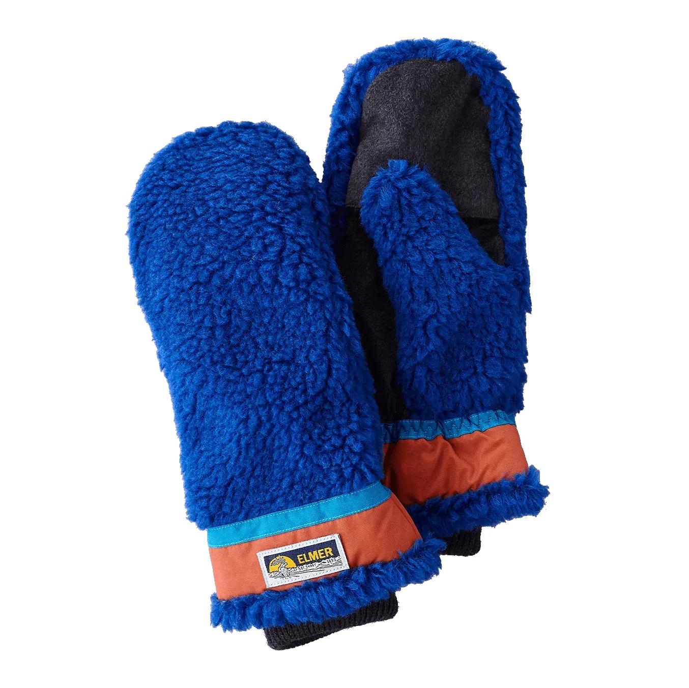 Wool Fleece Mitten - Blue